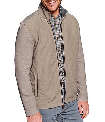 Johnston & Murphy Quilted Full-Zip Jacket