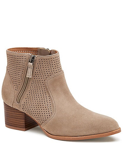 Johnston & Murphy Trista Suede Booties