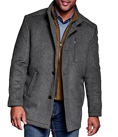 Johnston & Murphy Upton Wool Blend Car Coat