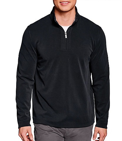 Johnston & Murphy Vintage Washed Quarter-Zip Pullover