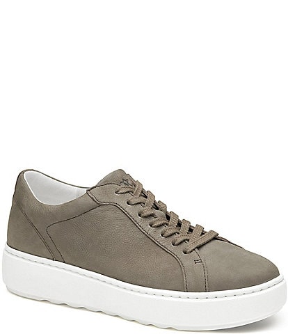 Johnston & Murphy Women's Cammie Lace Up Nubuck Sneakers