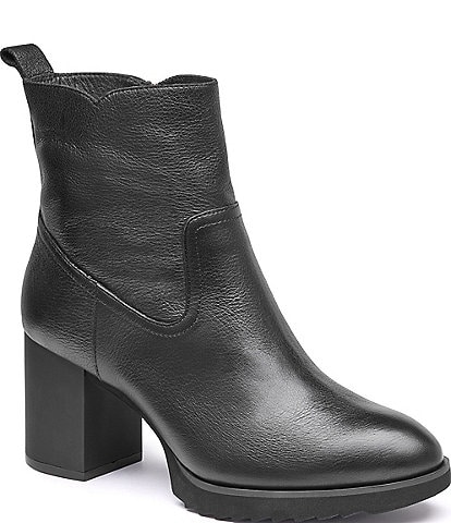 Johnston & Murphy Women's Izzie Waterproof Calfskin Leather Booties