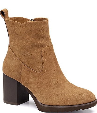 Johnston & Murphy Women's Izzie Waterproof Suede Booties