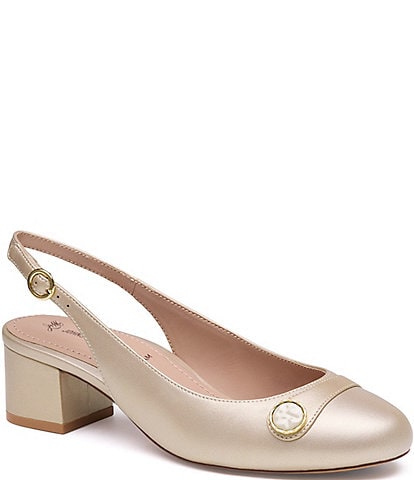 Johnston & Murphy Women's Sienna Button Slingback Pumps