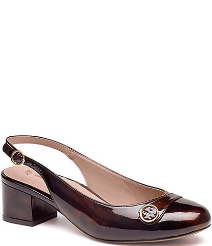 Johnston & Murphy Women's Sienna Button Slingback Pumps