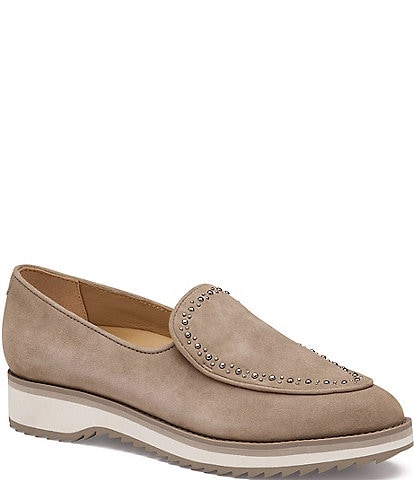 Johnston & Murphy Women's Ulyssa Suede Studded Loafers