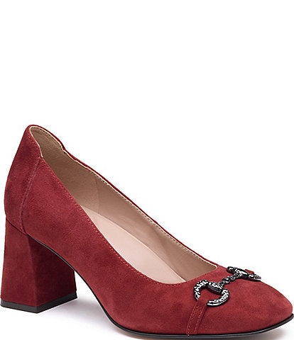 Johnston & Murphy Women's Whitney Bit Suede Pump
