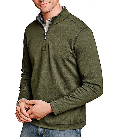 Johnston & Murphy XC4 Performance Stretch Reversible Quarter-Zip Pullover