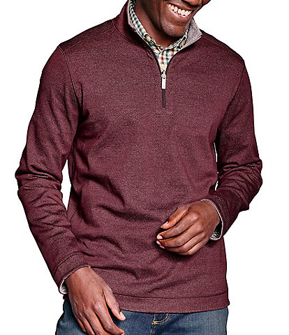 Johnston & Murphy XC4 Performance Stretch Reversible Quarter Zip Pullover