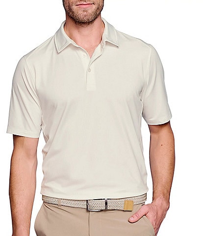 Johnston & Murphy XC4 Solid Performance Stretch Short Sleeve Polo Shirt