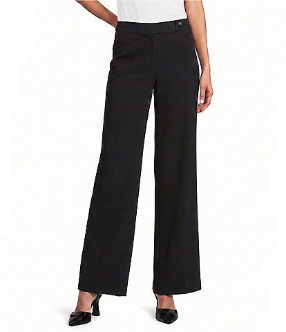 Jones New York Bi-Stretch Wide Leg Pants
