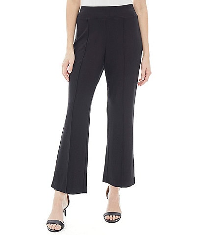 Luxury Ponte Knit Pants, Pull-On Boot Cut - The Essex, DuetteNYC