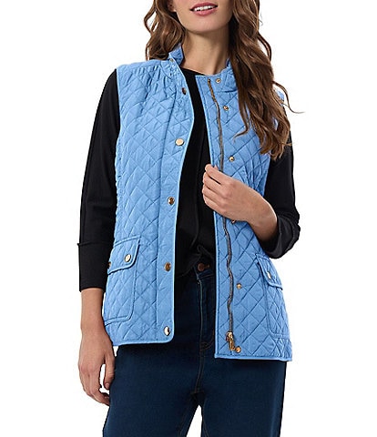 Jones New York Quilted Patch Pocket Vest