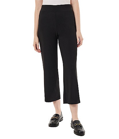 Jones New York Stretch Pull On Wide Cropped Leg Pant