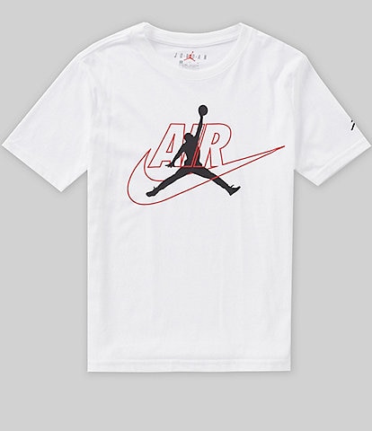 Jordan Big Boys Short Sleeve Swoosh Tee