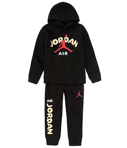 Jordan Baby Boys 2T -7 Long Sleeve Lil Champ Jordan Pullover Hoodie and Jogger Pants Set