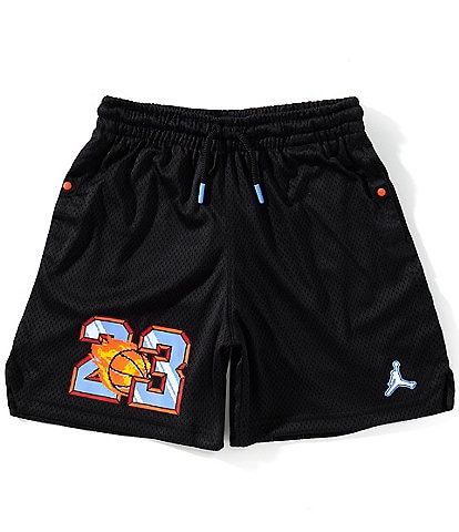 Jordan Big Boys 8-20 Customized Air Flame Shorts