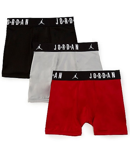Jordan Big Boys 8-20 Flight Boxer Briefs 3-Pack
