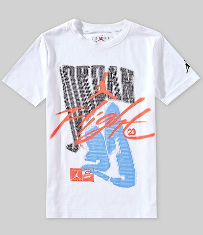 Jordan Big Boys Short-Sleeve Fadeaway Flight T-Shirt