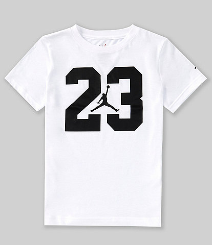 Jordan Big Boys 8-20 Short Sleeve Iconic Logo T-Shirt