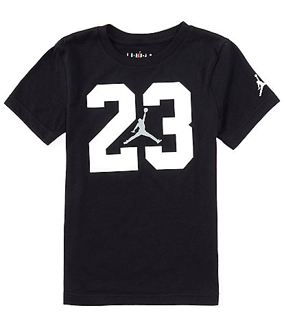 Jordan Big Boys 8-20 Short Sleeve Iconic Logo T-Shirt