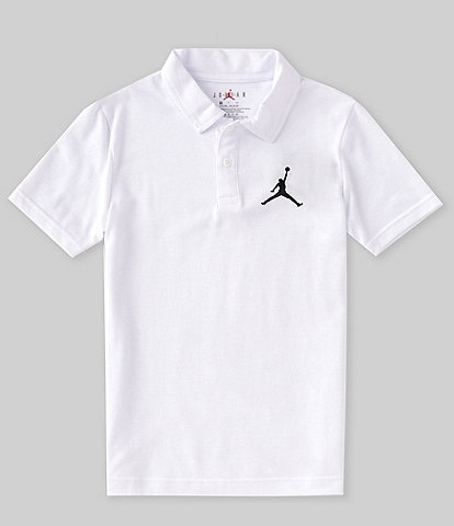 Jordan Big Boys 8-20 Short-Sleeve Jumpman Air Pique Polo Shirt