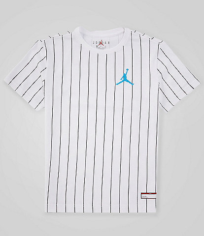 Jordan Big Boys 8-20 Short Sleeve Pinstripe T-Shirt