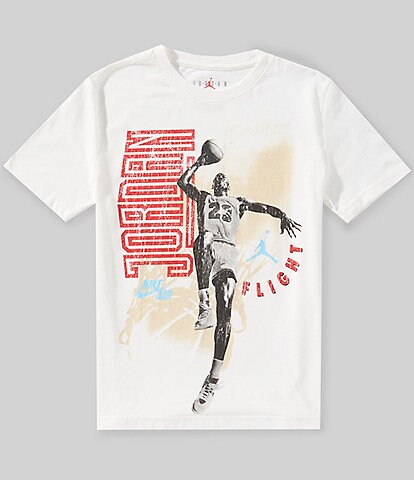 Jordan Big Boys Short Sleeve Retro Hangtime Tee