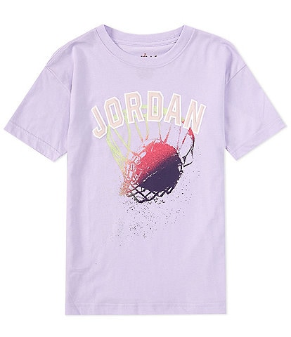 Jordan Big Girls 7-16 Hoop Style Short-Sleeve T-Shirt