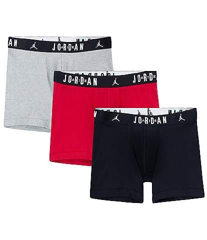 Jordan Flight Cotton Core 6#double; Inseam Boxer Briefs 3-Pack