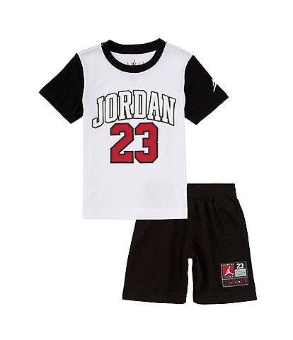 Jordan Little Boys 2T-4T Short Sleeve JDB 23 T-Shirt & Short Set