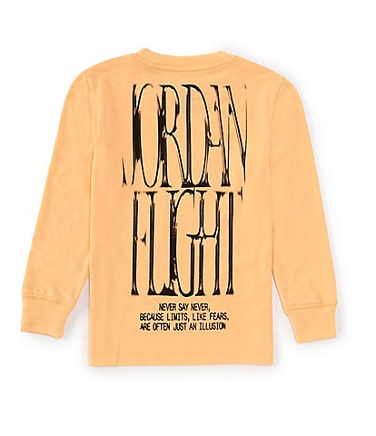 Jordan Little Boys 2T-7 Long Sleeve Flight Illusions Graphic T-Shirt