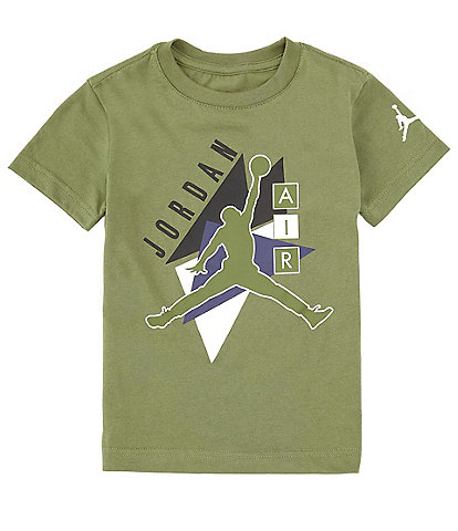 Jordan Little Boys 2T-7 Short Sleeve Air Diamond T-Shirt