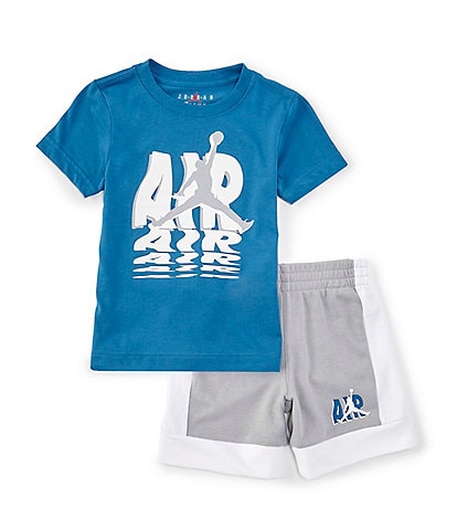 Jordan Little Boys 2T-7 Short Sleeve Jordan Galaxy T-Shirt & Short Set