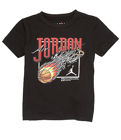 Jordan Little Boys 4-7 Short-Sleeve Fireball Dunk Jersey Tee