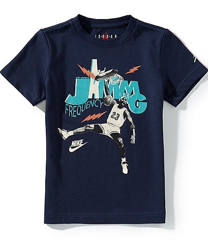 Jordan Little Boys Short Sleeve Michael Jordan Jamming T-Shirt