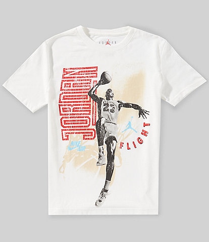 Jordan Little Boys Short Sleeve Retro Hangtime Tee