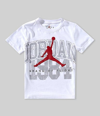 Jordan Little Boys Short Sleeve Throwback Athletic T-Shirt