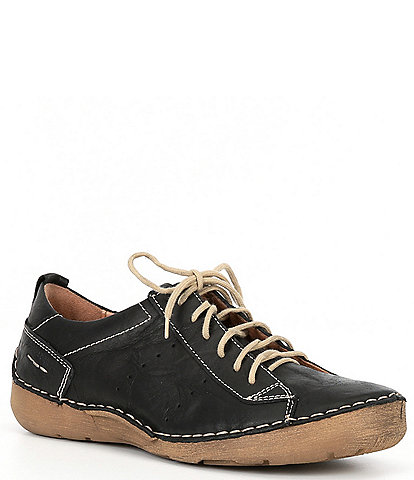 Josef Seibel Fergey 56 Leather Lace-Up Oxford Sneakers