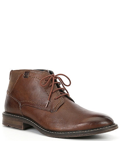 Josef Seibel Men's Earl 04 Leather Lace-Up Chukka Boots
