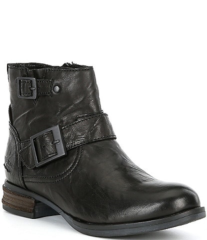 Josef Seibel Sanja 16 Buckle Leather Booties