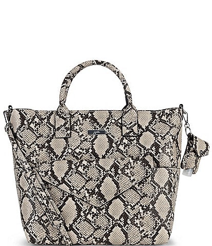 Ju-Ju-Be 24/7 Snake Print Tote with Removable After Hours Clutch