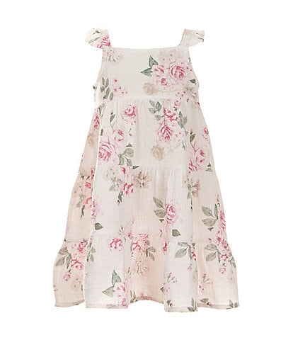 Juicy Couture Little Girls 2T-6X Sleeveless Floral-Printed Muslin A-Line Dress