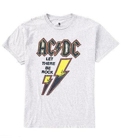 Junk Food AC/DC Let There B Rock Short Sleeve Graphic T-Shirt