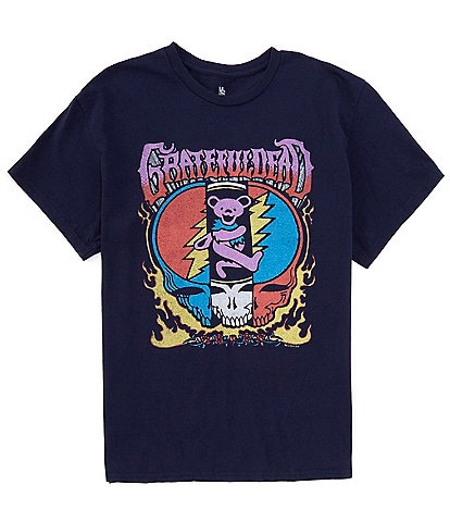 Junk Food Grateful Dead Dancing Bear Short Sleeve Graphic T-Shirt