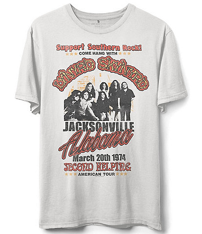 Junk Food Lynard Skynard America '74 Short Sleeve Graphic T-Shirt