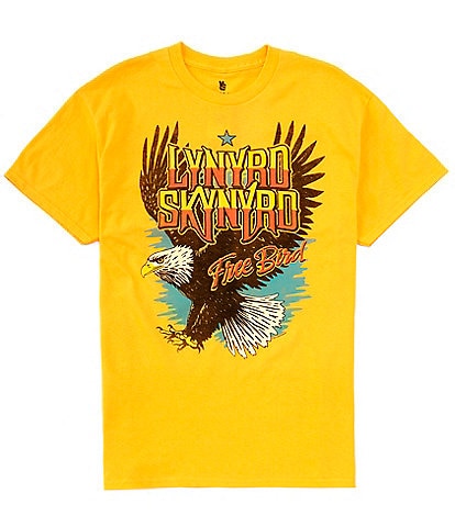 Junk Food Lynard Skynard Free Bird Short Sleeve Graphic T-Shirt