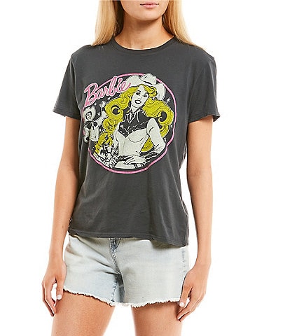 Junk Food Oversized Barbie Cowgirl Graphic Tee