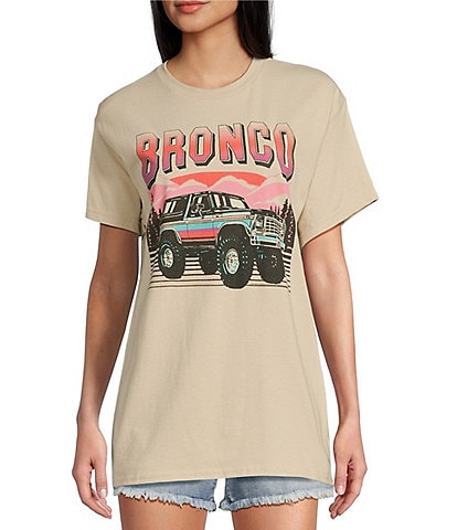 Junk Food Oversized Short Sleeve Ford Bronco Flea Market Graphic T-Shirt