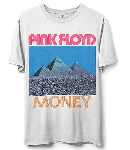 Junk Food Short-Sleeve Pink Floyd Money Graphic T-Shirt